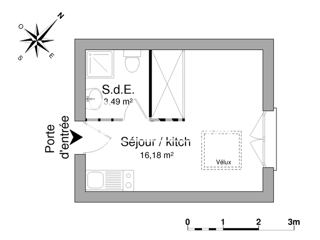 Studio (19.67 m²) à louer - Mont De Marsan (40000)