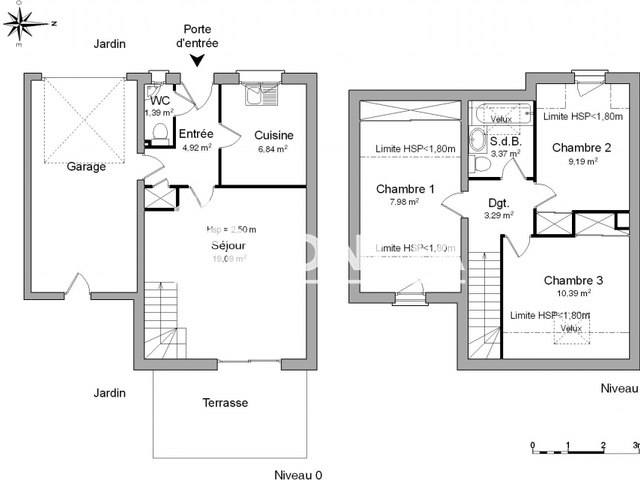 Maison 4 pièces (66.46 m²) à louer - Trebeurden (22560)