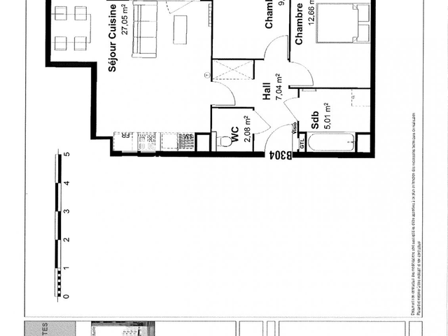 Appartement 3 pièces (63.23 m²) à louer - Arras (62000)