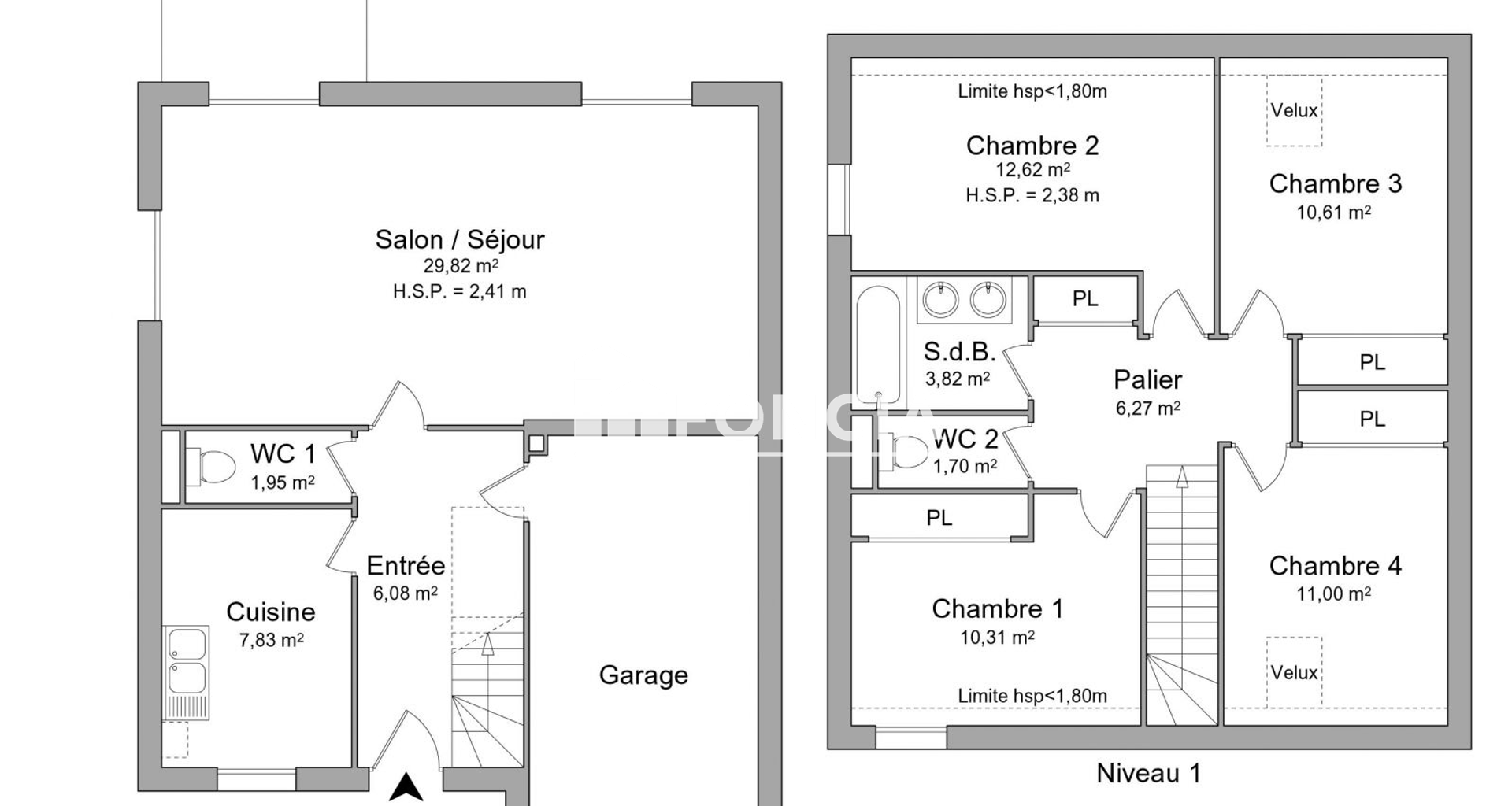 Maison 5 pièces (102.01 m²) à louer - Quimper (29000)