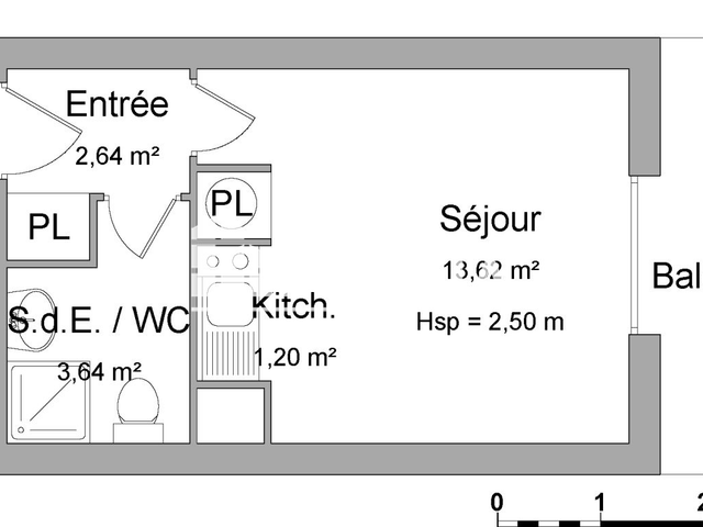 Studio (20.76 m²) à louer - Avion (62210)