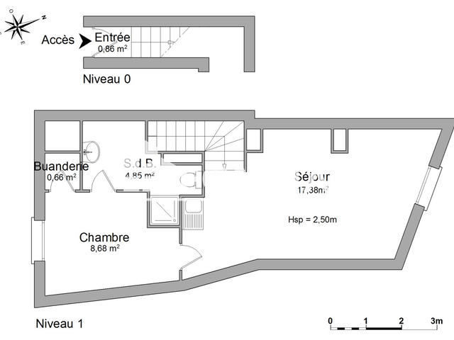 Appartement 2 pièces (30 m²) à louer - Valenciennes (59300)