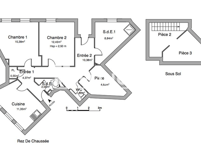 Appartement 2 pièces (71.47 m²) à louer - Tarbes (65000)