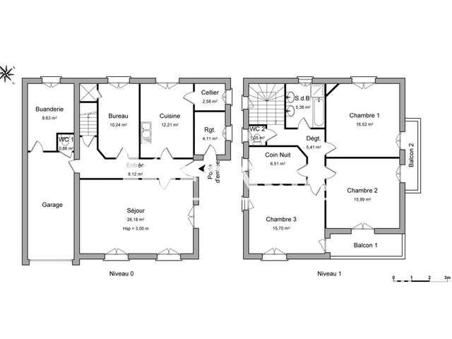 Maison 4 pièces (139.47 m²) à louer - Pau (64000)