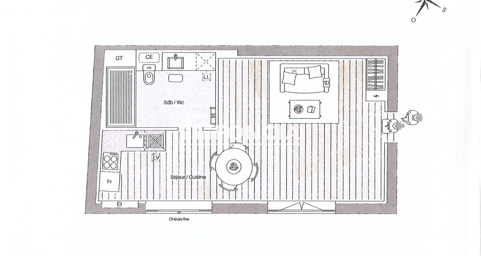 Studio (35.9 m²) à louer - Nancy (54000)