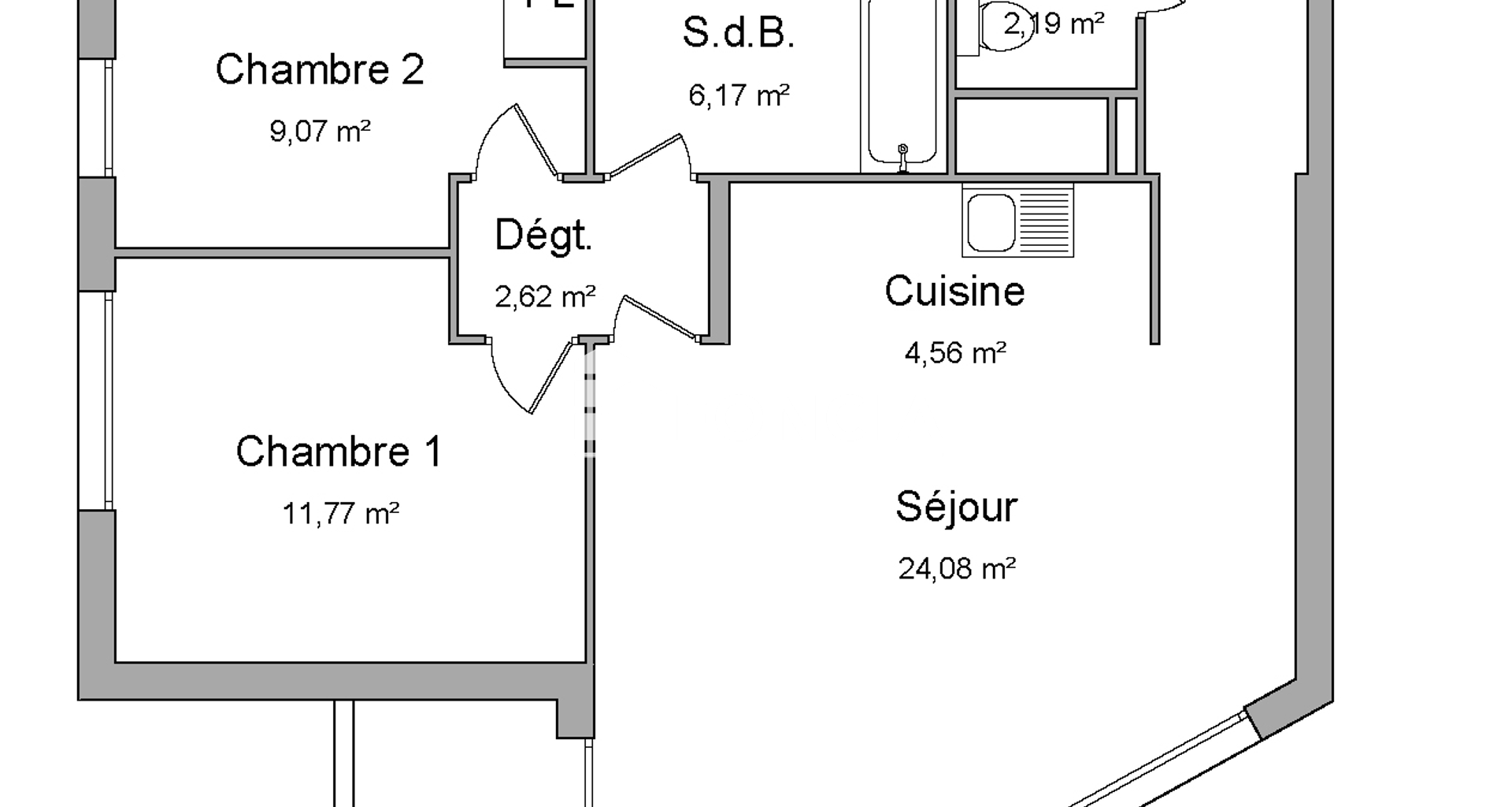 Appartement 3 pièces (65.7 m²) à louer - Neuilly-sur-marne (93330)