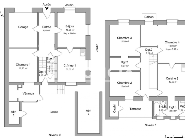 Maison 6 pièces (120.58 m²) à louer - Nimes (30000)