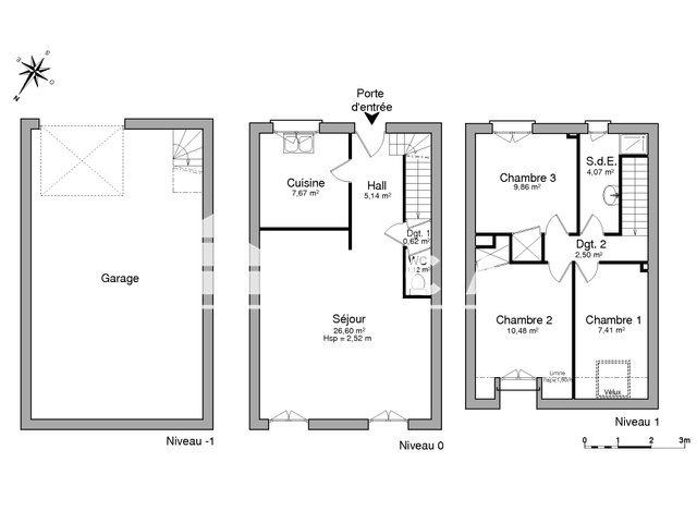 Maison 4 pièces (75.47 m²) à louer - Olivet (45160)