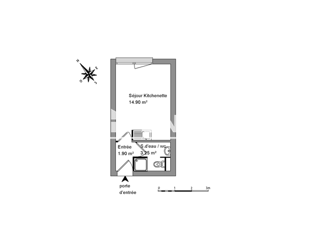 Studio (20.05 m²) à louer - Montpellier (34000)