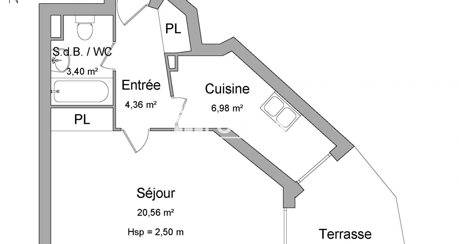 Studio (35.3 m²) à louer - Montmagny (95360)
