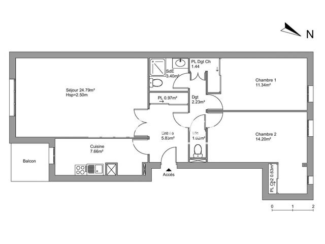 Appartement 3 pièces (73.51 m²) à louer - Sainte-maxime (83120)