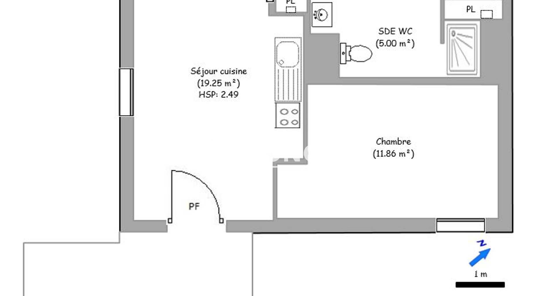 Appartement 2 pièces (42.53 m²) à louer - Castelnau-le-lez (34170)