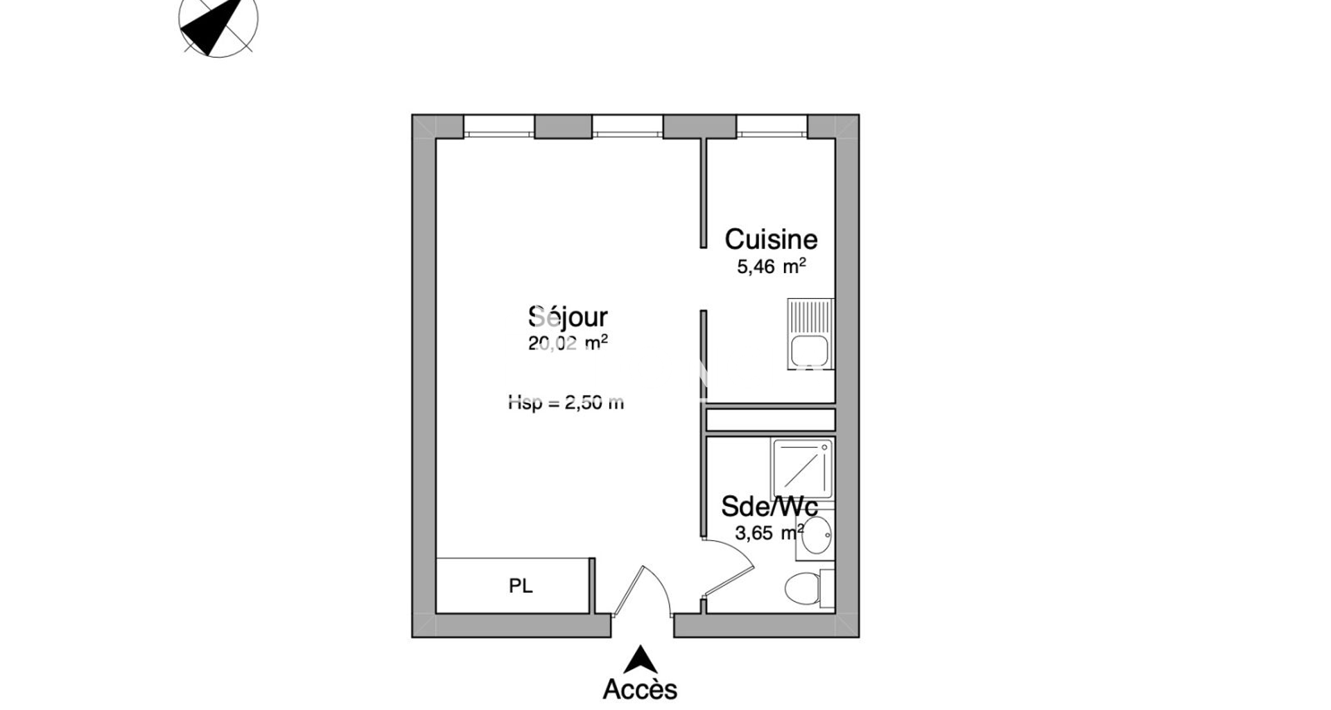 Studio (30 m²) à louer - Garges-lès-gonesse (95140)