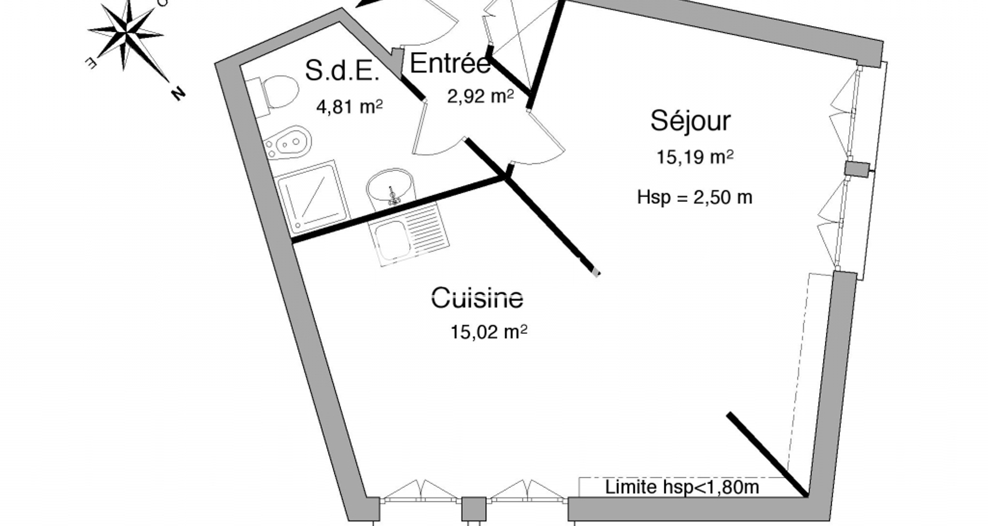 Studio (37.94 m²) à louer - Orléans (45000)