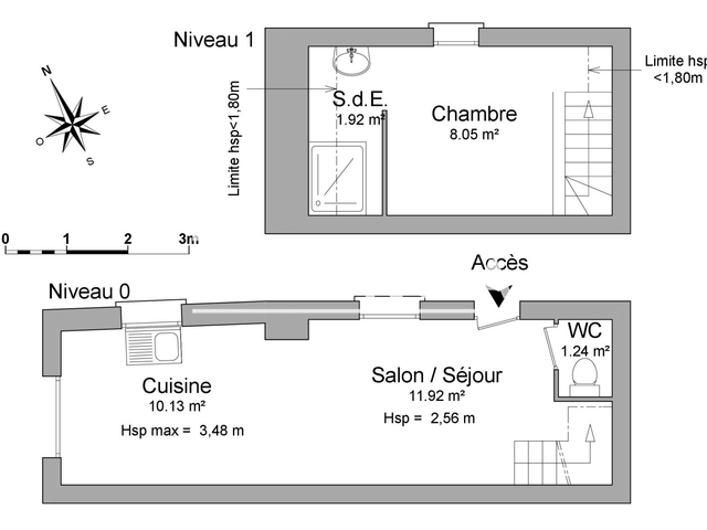 Maison 2 pièces (33.26 m²) à louer - Olivet (45160)