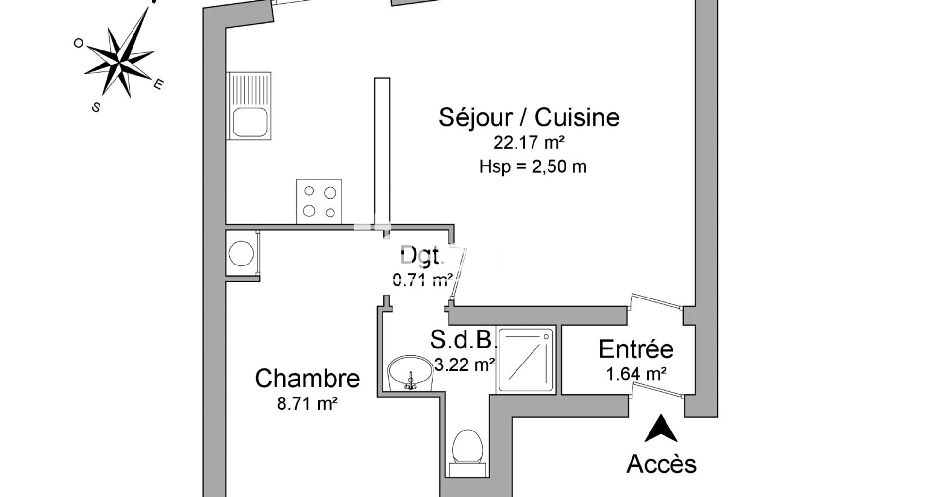 Appartement 2 pièces (36.45 m²) à louer - Taverny (95150)