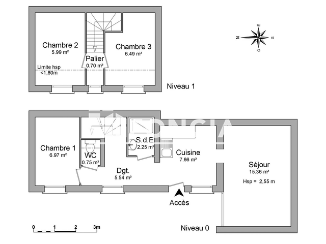 Maison 3 pièces (51.71 m²) à louer - Livarot (14140)