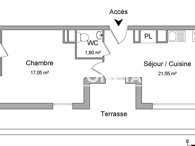 Appartement 2 pièces (46 m²) à louer - Monptellier (34080)
