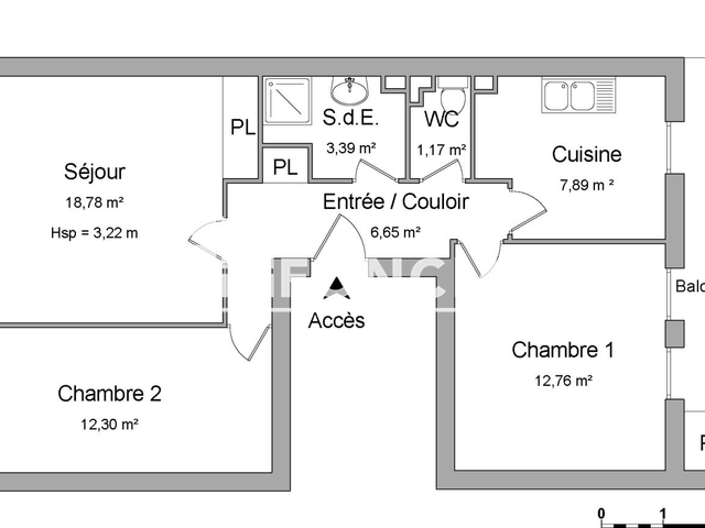Appartement 3 pièces (62.94 m²) à louer - Draguignan (83300)
