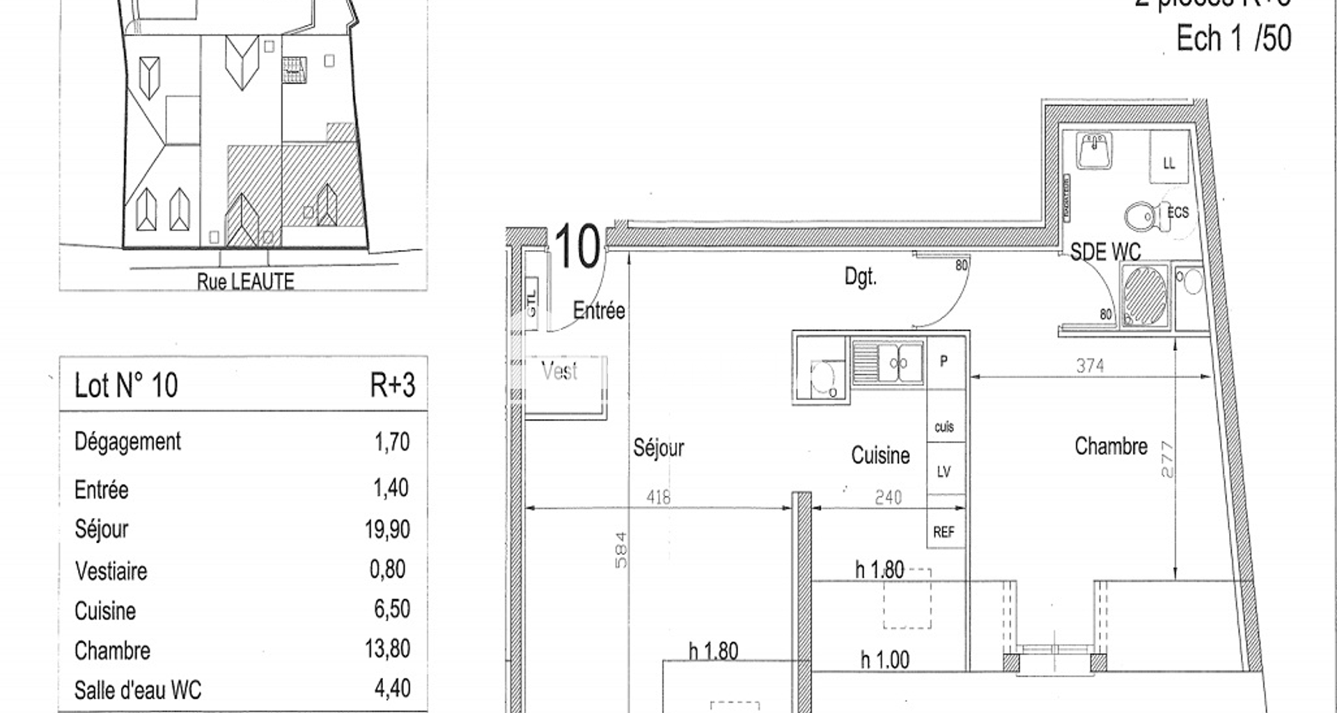 Appartement 2 pièces (48.5 m²) à louer - ÉTampes (91150)