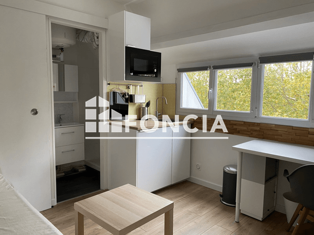Studio meublé (11.17 m²) à louer - Caen (14000)