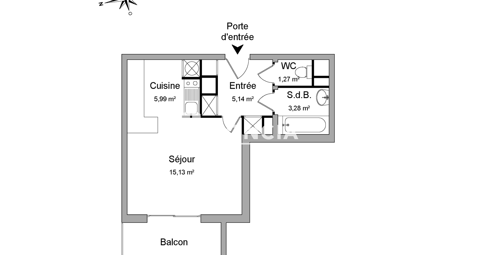 Studio (30.95 m²) à louer - Orléans (45000)