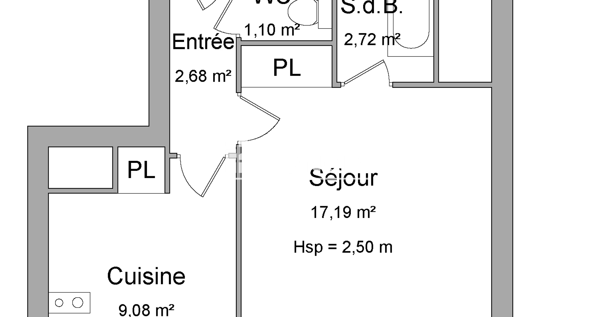 Studio (32.77 m²) à louer - Cachan (94230)