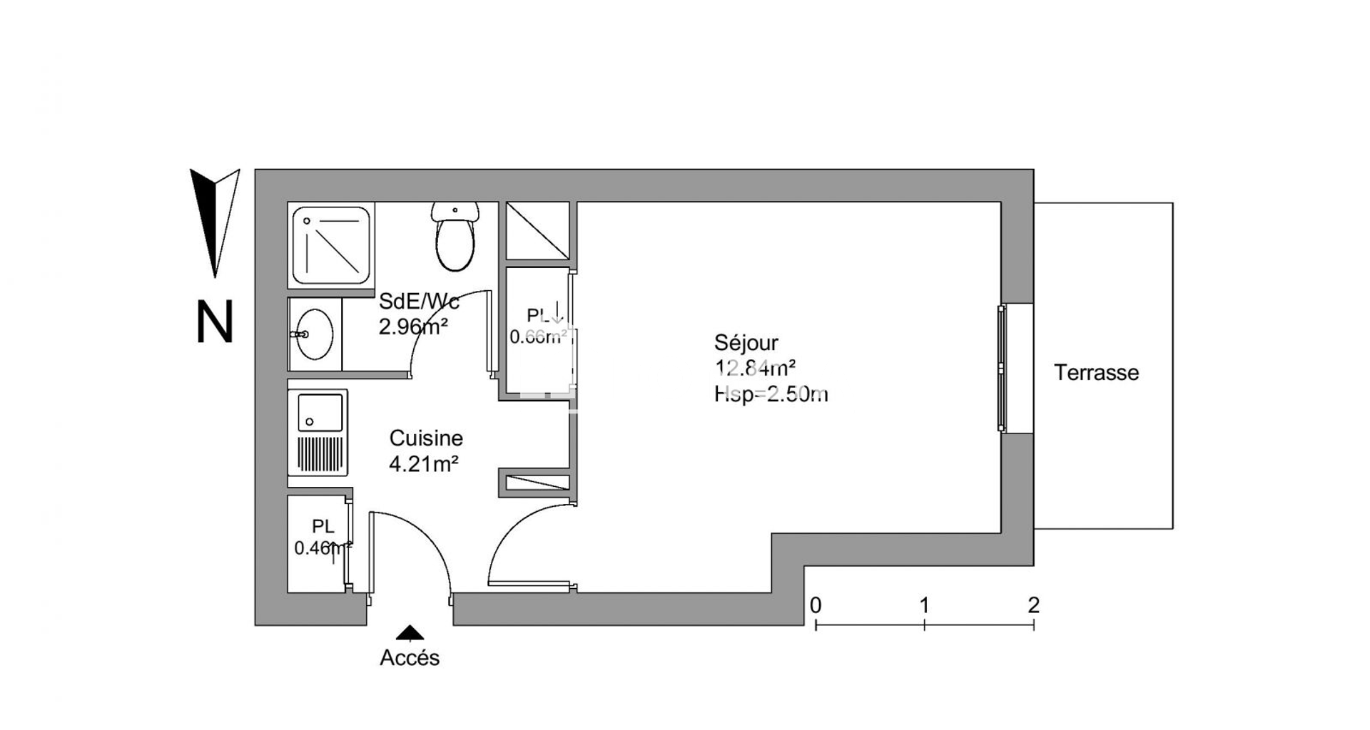 Studio (21.13 m²) à louer - Antony (92160)