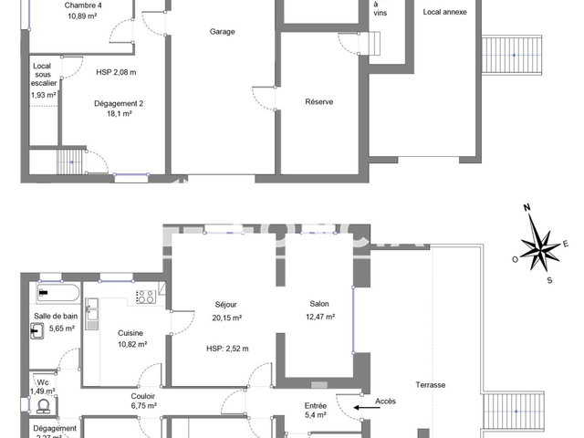 Maison 5 pièces (140.43 m²) à louer - Montaren & Saint Mediers (30700)