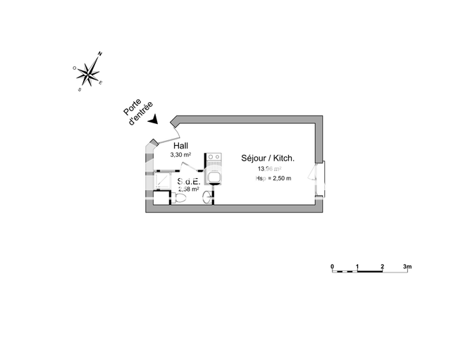 Studio (19.84 m²) à louer - Caen (14000)
