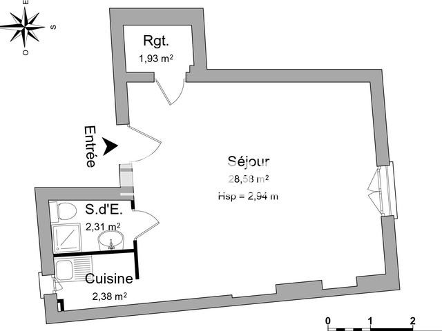 Studio (35.2 m²) à louer - Montpelllier (34000)