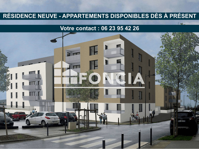 Appartement 2 pièces (35.9 m²) à louer - Colombelles (14460)