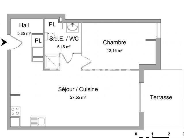 Appartement 2 pièces (50.2 m²) à louer - Cavalaire Sur Mer (83240)