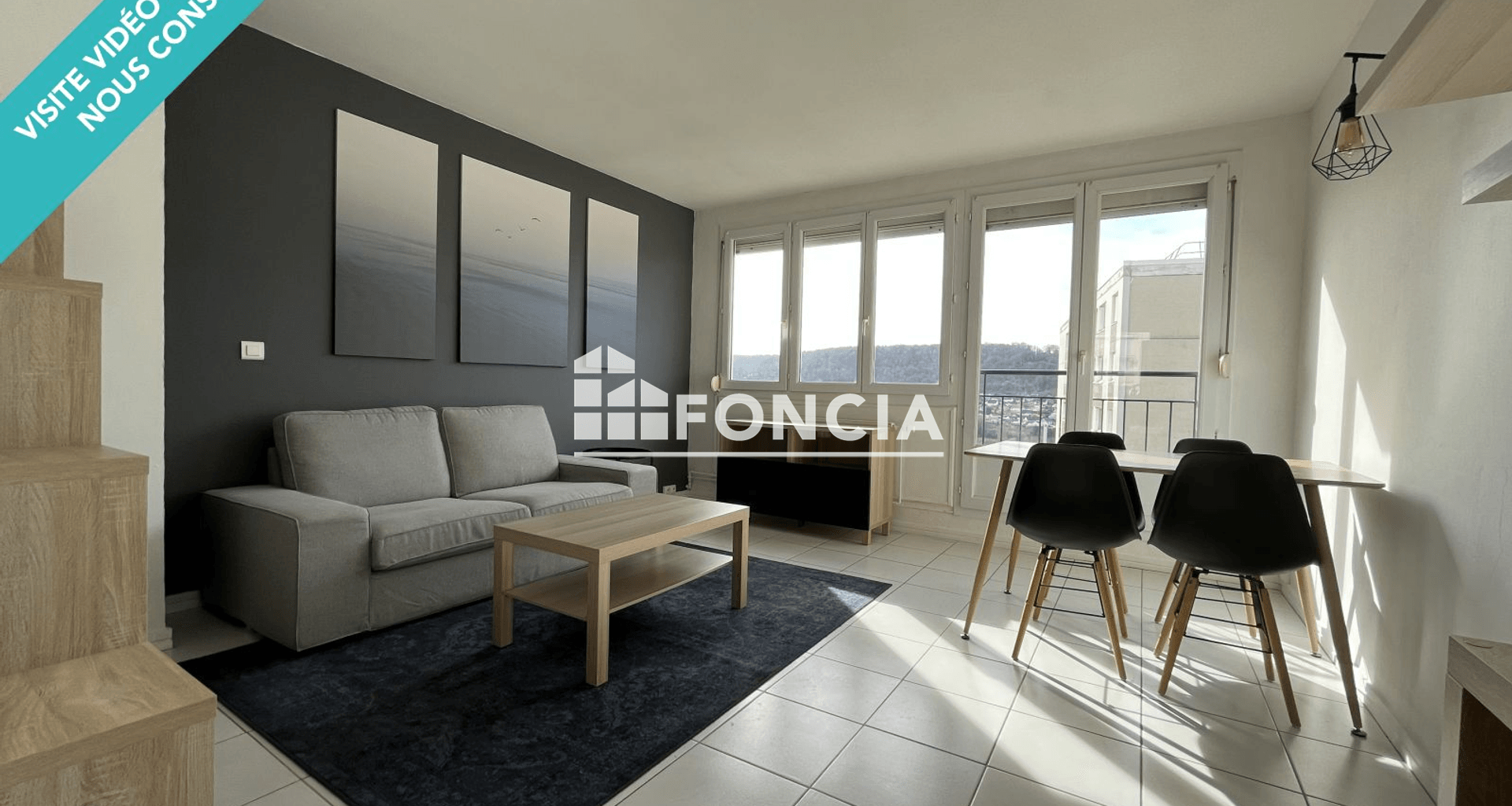 Appartement meublé 3 pièces (56.18 m²) à louer - Darnétal (76160)