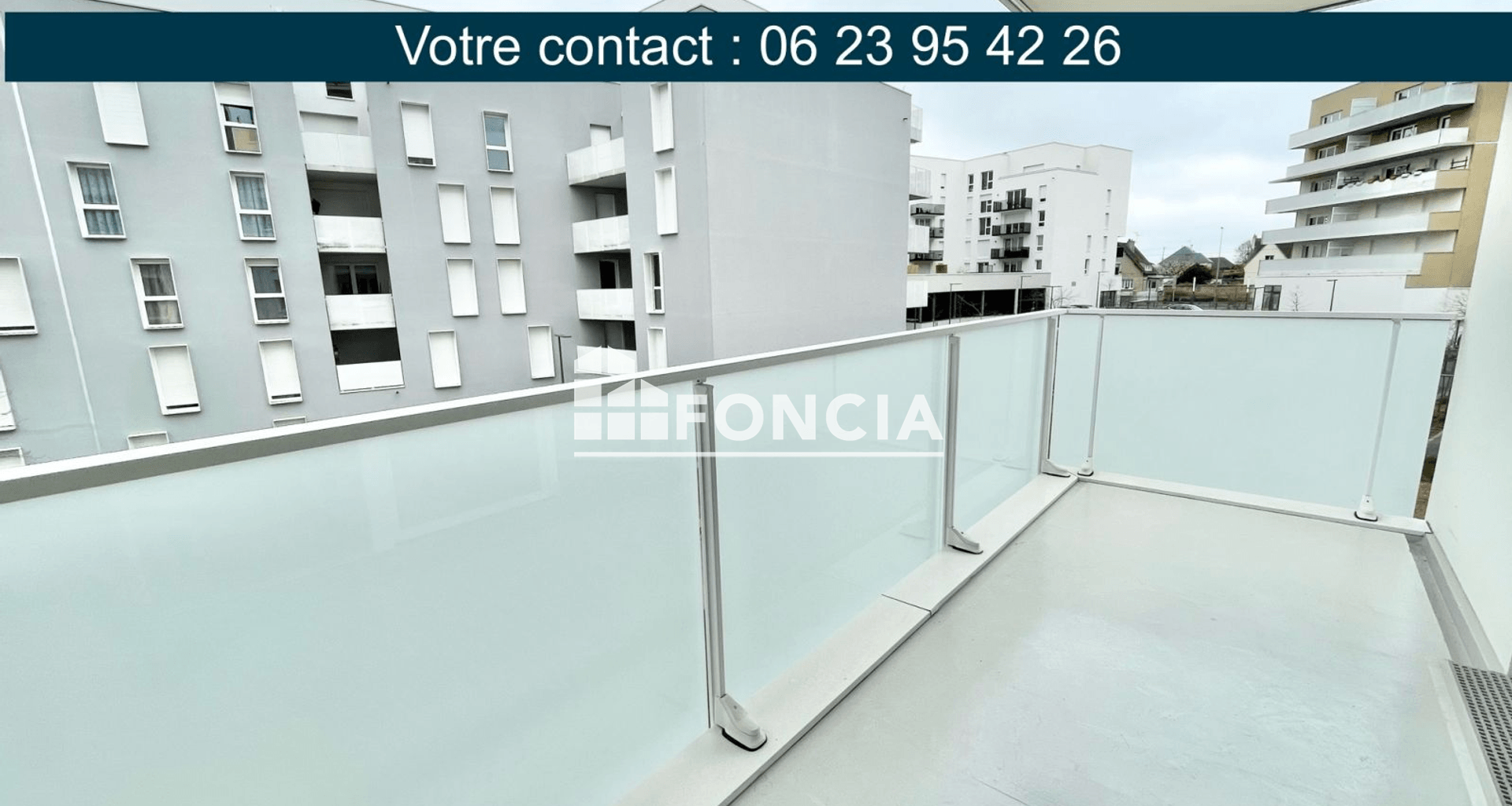 Appartement 3 pièces (59.22 m²) à louer - Caen (14000)
