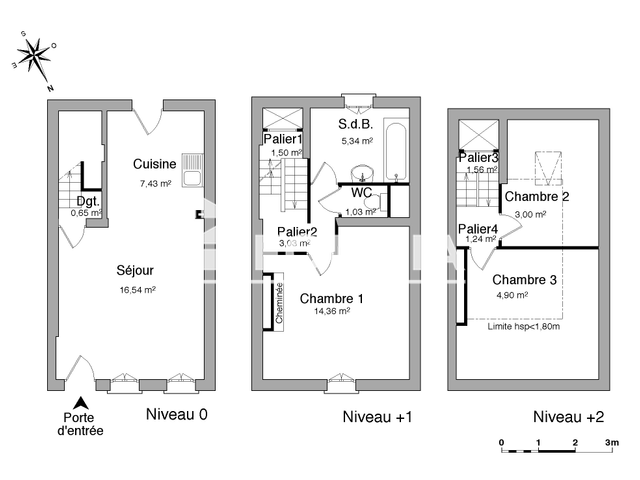 Maison 4 pièces (70 m²) à louer - St Gatien Des Bois (14130)