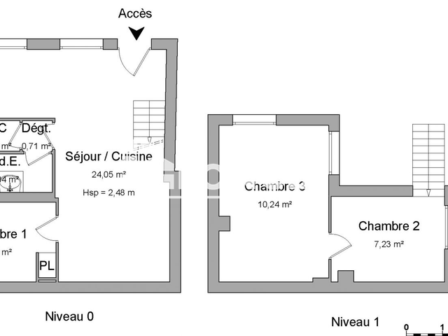 Appartement 3 pièces (53.53 m²) à louer - Montpellier (34000)
