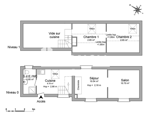 Maison 3 pièces (38.26 m²) à louer - Mezidon Valee D'auge (14270)