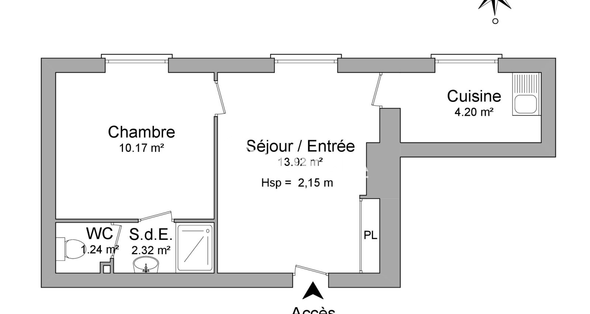 Appartement 2 pièces (33.04 m²) à louer - Boissy-saint-léger (94470)