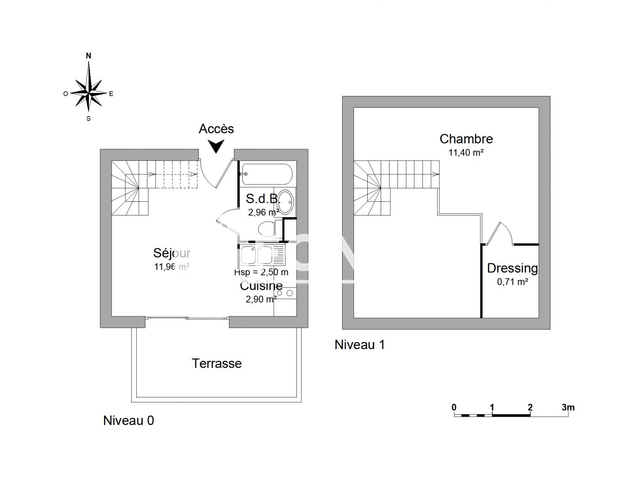 Appartement 2 pièces (29.93 m²) à louer - Frejus (83600)