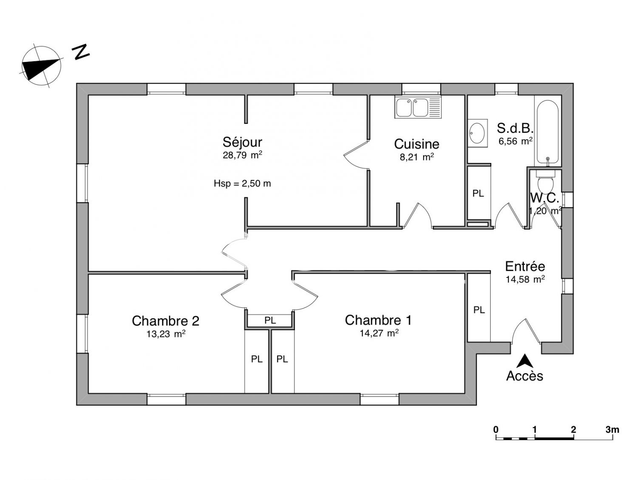 Appartement 3 pièces (86.84 m²) à louer - Le Luc (83340)