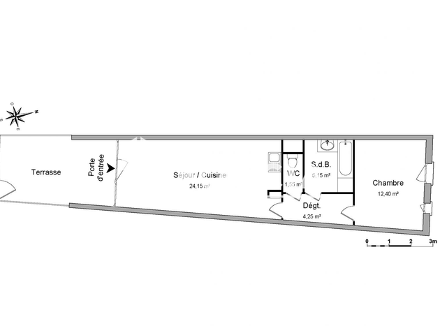 Appartement 2 pièces (47.5 m²) à louer - Juvignac (34990)