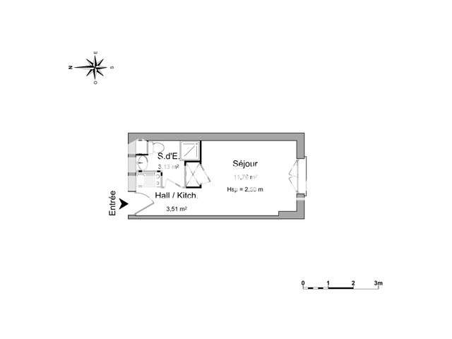 Studio (18.4 m²) à louer - Le Havre (76600)