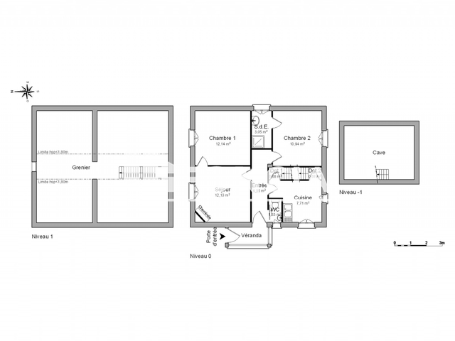 Maison 3 pièces (52.03 m²) à louer - Fay Aux Loges (45450)