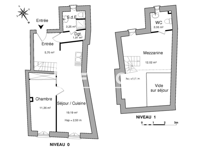 Appartement 3 pièces (56.49 m²) à louer - Uzes (30700)