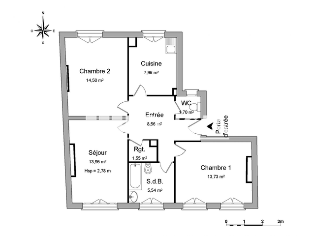 Appartement 3 pièces (67.49 m²) à louer - Gien (45500)