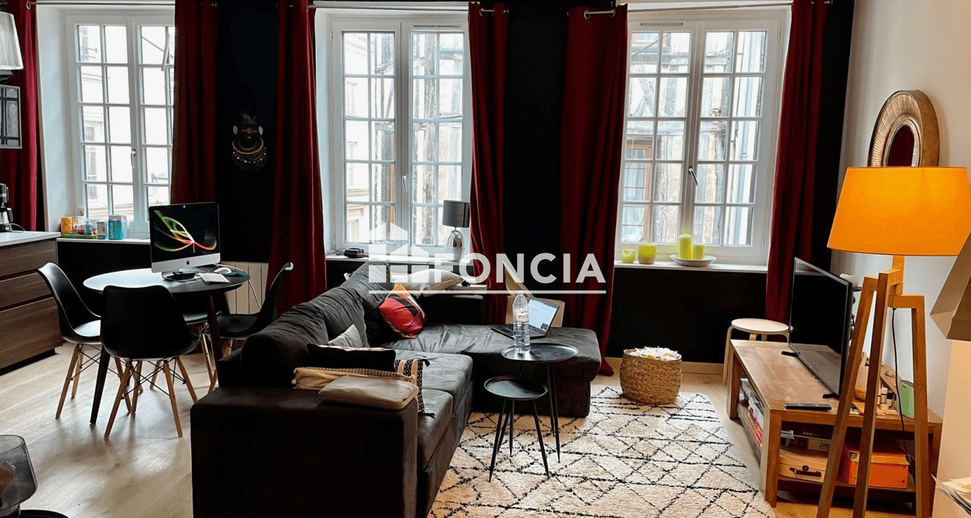 Appartement meublé 2 pièces (45.46 m²) à louer - Rouen (76000)