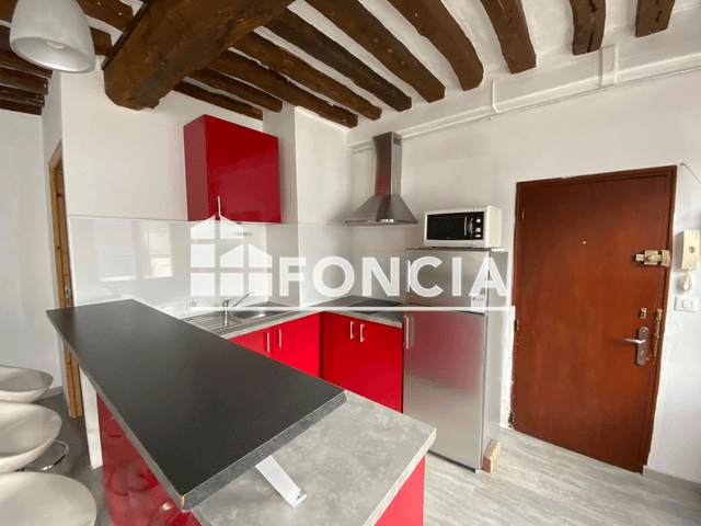 Studio meublé (27.8 m²) à louer - Rouen (76000)