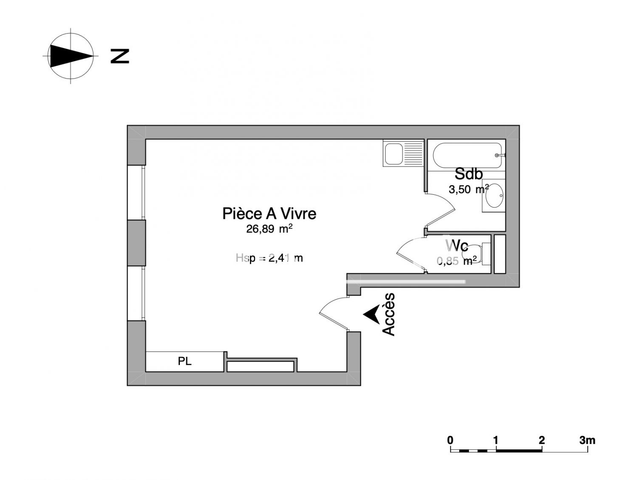 Studio (31.24 m²) à louer - Rouen (76000)