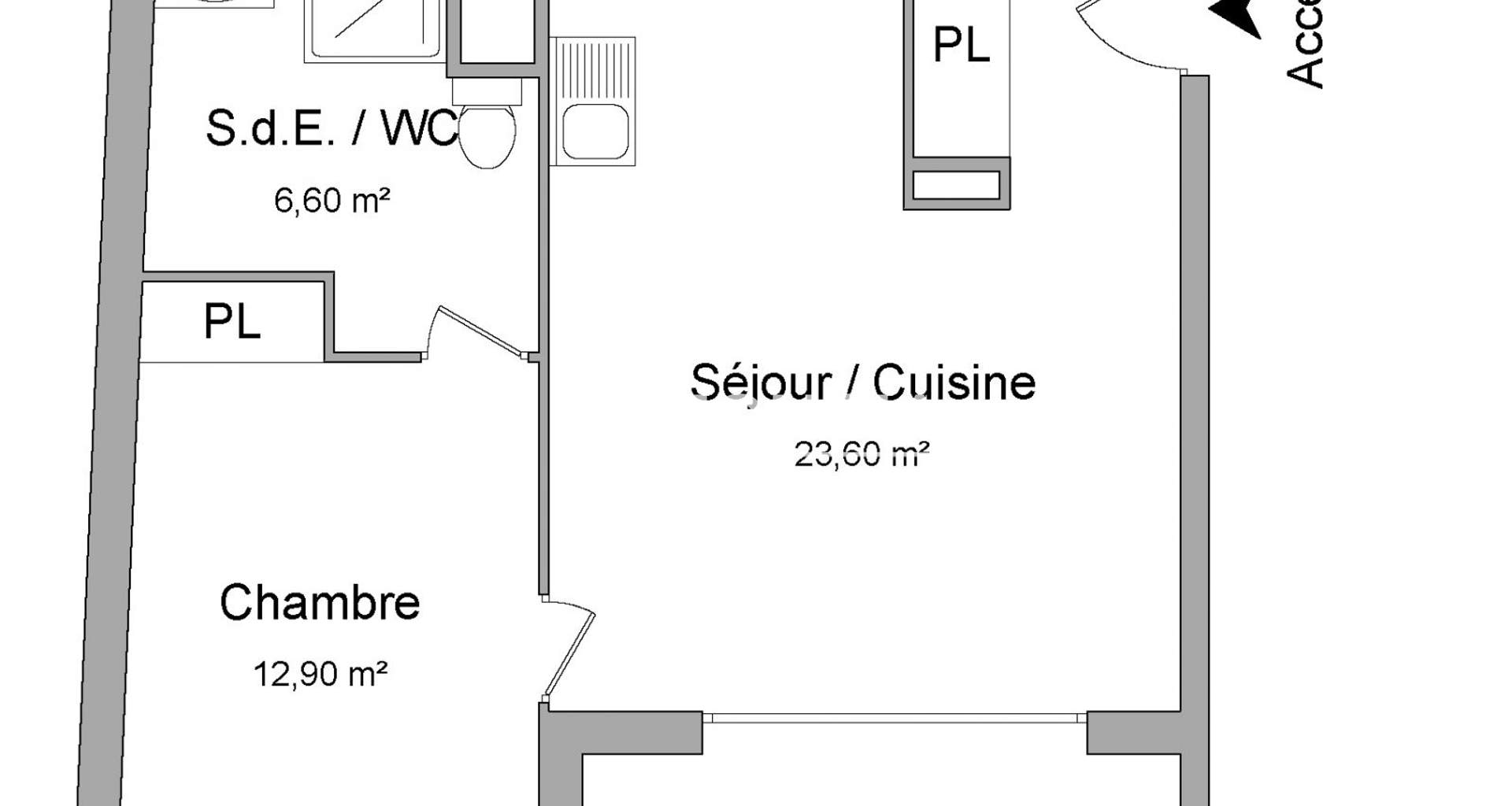 Appartement 2 pièces (43.1 m²) à louer - Montigny-lès-cormeilles (95370)